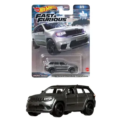 Mattel Hot Wheels Premium Rychle a zběsile JEEP GRAND CHEROKEE TRACKHAWK