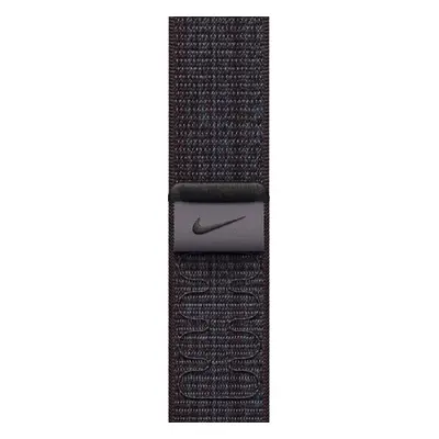 Řemínek Apple Watch 41mm černo-modrý provlékací sportovní řemínek Nike