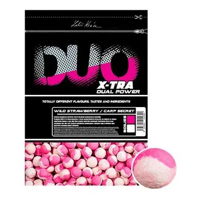 LK Baits Boilies DUO X-Tra Wild Strawberry/Carp Secret 1kg 20mm