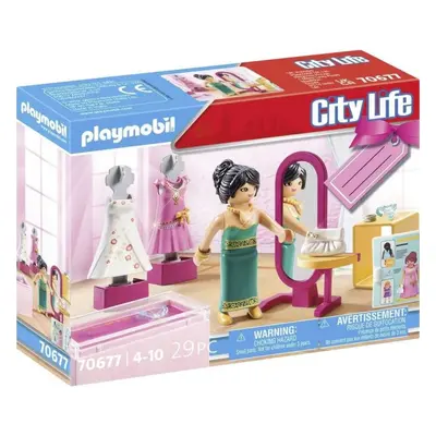 Stavebnice Playmobil 70677 Dárkový set "Butik se společenskou módou"