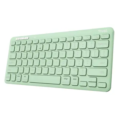 Klávesnice Trust LYRA Compact Wireless Keyboard - US, zelená