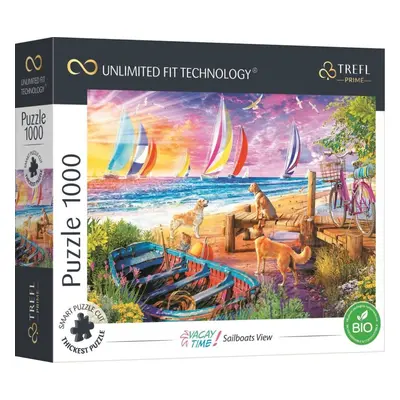 Puzzle Trefl Puzzle UFT Vacay Time: Výhled na plachetnice 1000 dílků