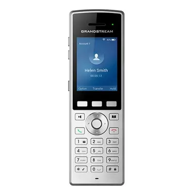 Grandstream WP822 SIP WiFi telefon, 2,4" bar. displ., 2SIP úč., BT, 3,5mm jack, Micro USB, Hando