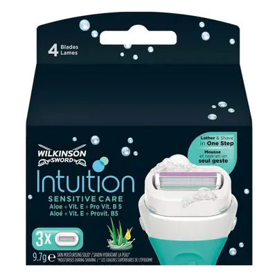 Dámské náhradní hlavice WILKINSON Intuition Sensitive Care 3 ks