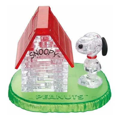 3D puzzle HCM Kinzel 3D Crystal puzzle Snoopy a domek 50 dílků