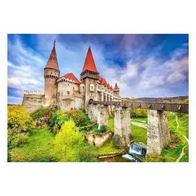 Puzzle Enjoy Korvínův hrad, Hunedoara, Rumunsko 1000 dílků