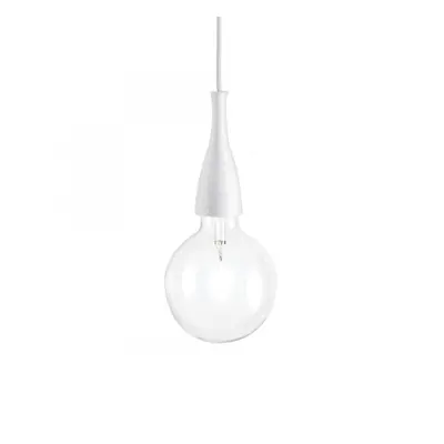 závěsné stropní svítidlo Ideal lux Minimal SP1 009360 1 x 70W E27 - bílá