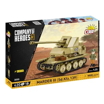 Cobi 3050 Německý stíhač tanků Marder III Sd.Kfz.139 – Company of Heroes