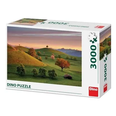 Puzzle Dino pohádkový východ slunce 3000 puzzle