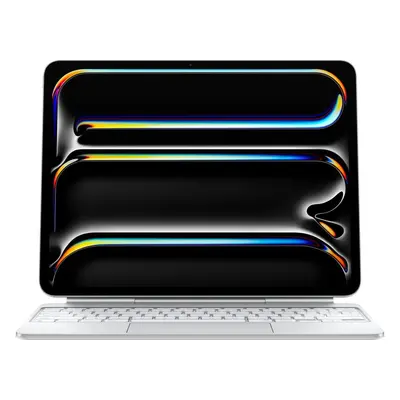 Pouzdro na tablet s klávesnicí Apple Magic Keyboard pro iPad Pro 13" (M4) - CZ - bílá