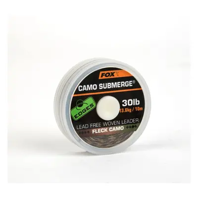 FOX Šňůrka Camo Submerge Lead Free Leaders 30lb 10m Fleck Camo