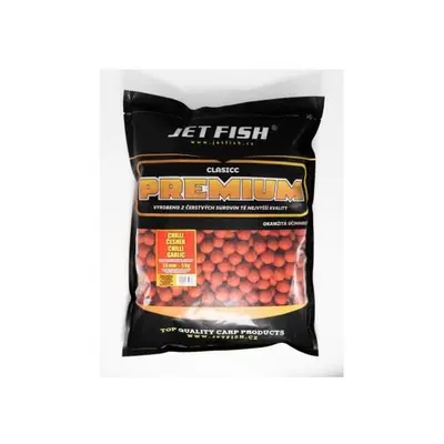 Jet Fish Boilies Premium Clasicc Chilli/Česnek 5kg 24mm