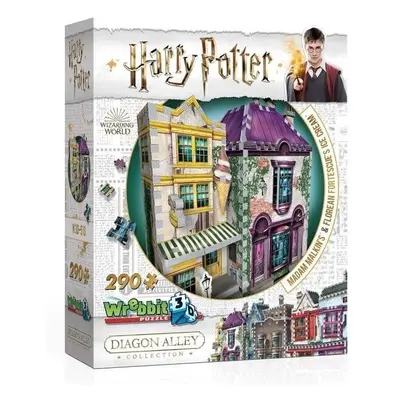 3D puzzle Wrebbit 3D puzzle Harry Potter: Madam Malkinová a Zmrzlinářství Florea 290 dílků