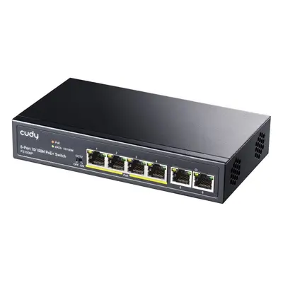 Switch CUDY 6-Port 10/100M PoE+ Switch 60W