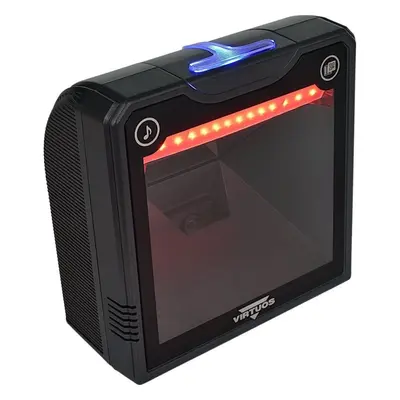 Čtečka čárových kódů Virtuos CCD 2D čtečka HT-865A, stacionární, USB, černá