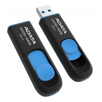 ADATA UV128/64GB/40MBps/USB 3.0/USB-A/Modrá