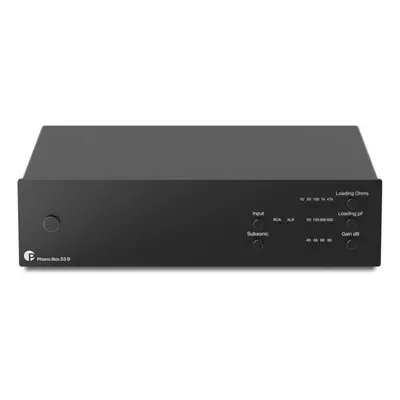 Pro-Ject Phono Box S3 B - Plně symetrický gramofonový předzesilovač, černý