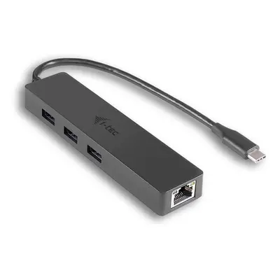 Replikátor portů i-tec USB-C Slim 3-portový HUB s GLAN