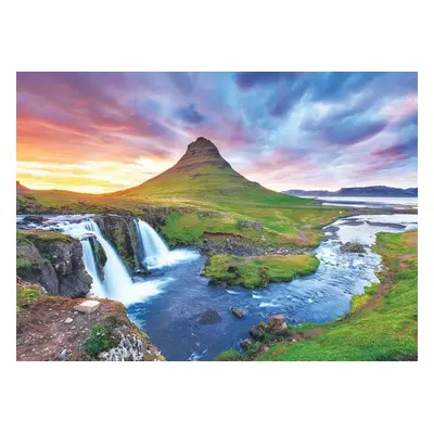 Puzzle Eurographics Puzzle Vodopád Kirkjufell, Island 1000 dílků