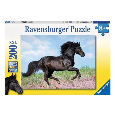 Ravensburger 12803 Puzzle Černý hřebec 200 dílků XXL