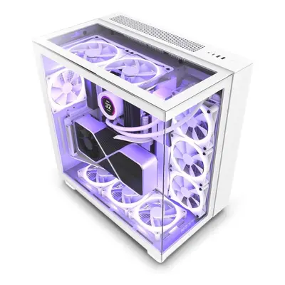 Počítačová skříň NZXT H9 Elite White