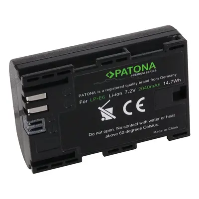 Baterie pro fotoaparát PATONA pro Canon LP-E6 2000 mAh Li-Ion Premium