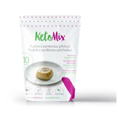 Puding KetoMix Proteinový pudink s vanilkovou příchutí - 300 g (10 porcí)