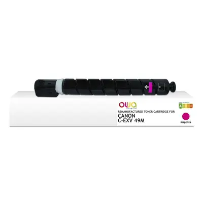 OWA Armor toner kompatibilní s Canon C-EXV49M, 19000st, červená/magenta