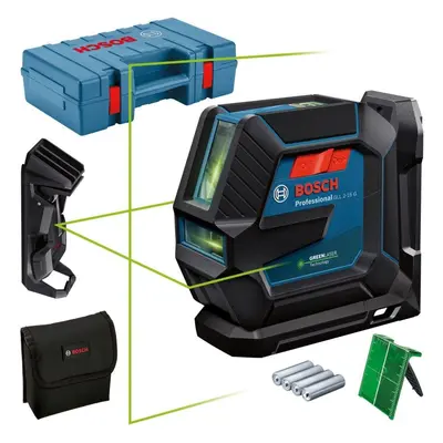 Rotační laser BOSCH Professional GLL 2-15 G + LB 10 + stropní klip, kufr 0.601.063.W02