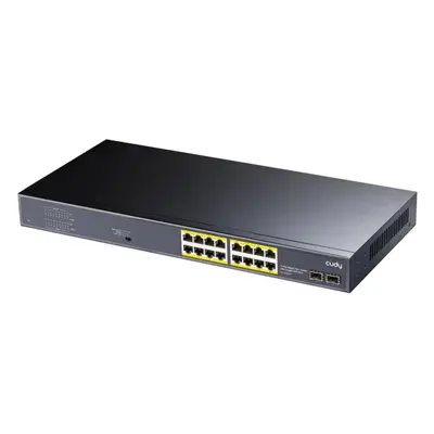 Switch CUDY 16-Port Gigabit PoE+ Switch with 2 Gigabit SFP ports 200W