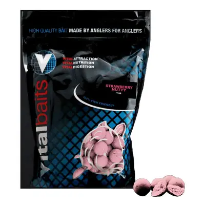 Vitalbaits Boilies Strawberry Nutty 1kg 24mm