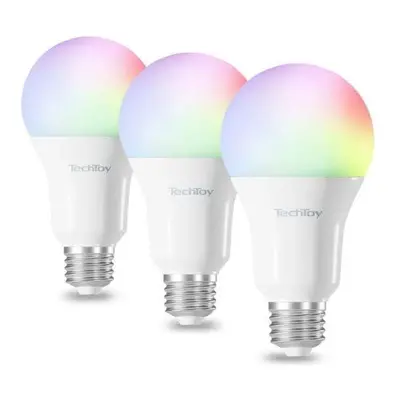 LED žárovka TechToy Smart Bulb RGB 11W E27 3pcs set