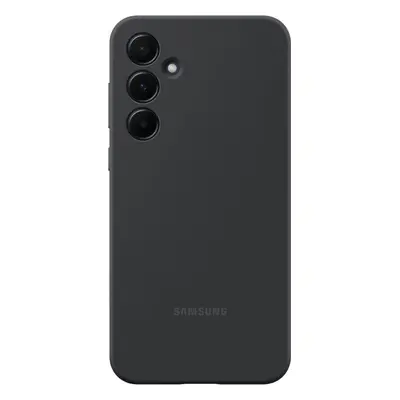 Kryt na mobil Samsung Galaxy A55 Silikonový zadní kryt Black