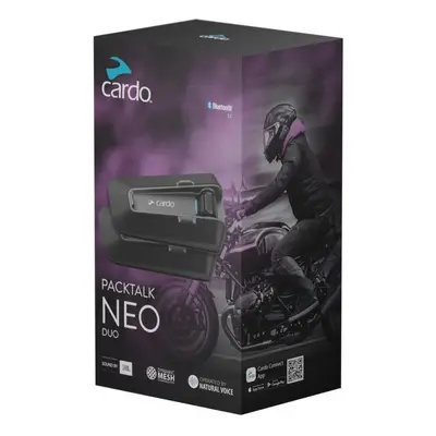 Cardo PackTalk Neo Duo interkom na motocykl pro 2 osoby