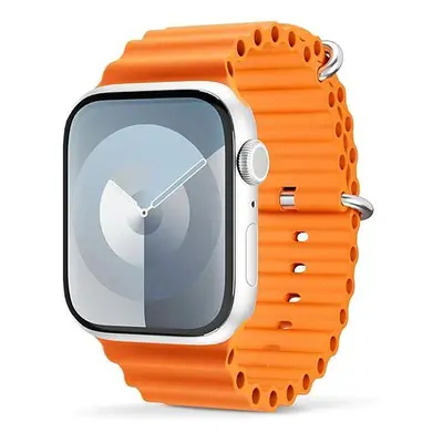 Řemínek Epico Ocean pro Apple Watch SE/Series 1-9 (42/44/45mm)/10 (46mm)/Ultra (49mm) - oranžový