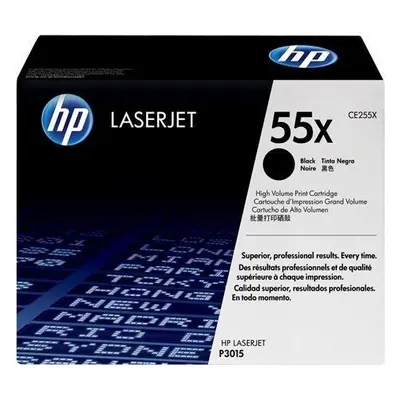 Toner HP CE255X č. 55X černý originální