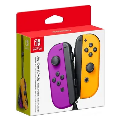 Gamepad Nintendo Switch Joy-Con Pair Neon Purple/Neon Orange