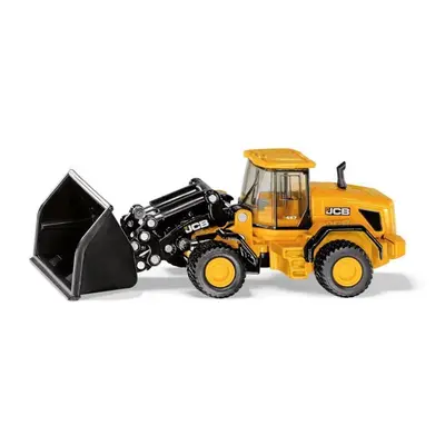 Kovový model Siku Super - JCB 457 WLS s předním nakladačem 1:87