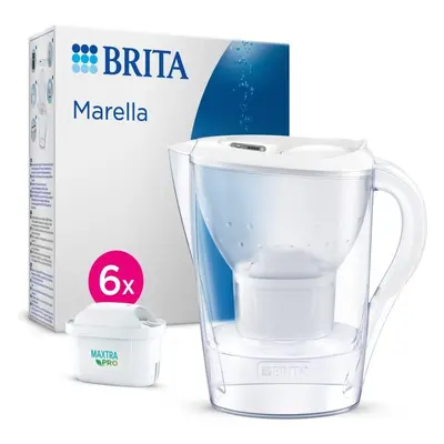 Filtrační konvice Brita Marella Cool white + 6 Maxtra Pro All-In-1