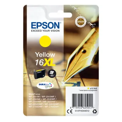 Cartridge Epson T1634 XL žlutá