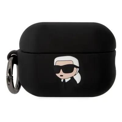 Pouzdro na sluchátka Karl Lagerfeld 3D Logo NFT Karl Head Silikonové Pouzdro pro Airpods Pro 2 B