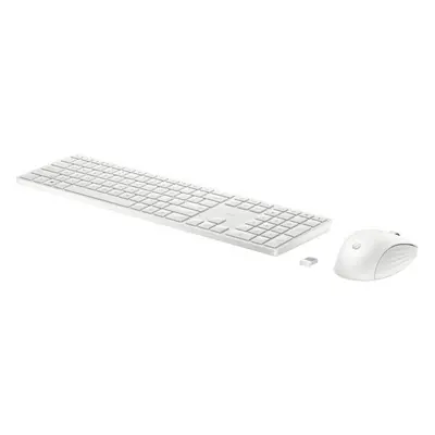 Set klávesnice a myši HP 650 Wireless Keyboard & Mouse White - CZ/SK