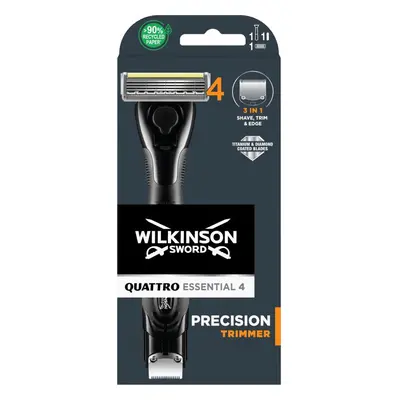 Holicí strojek WILKINSON Quattro Essential Precision Trimmer+ hlavice 1 ks