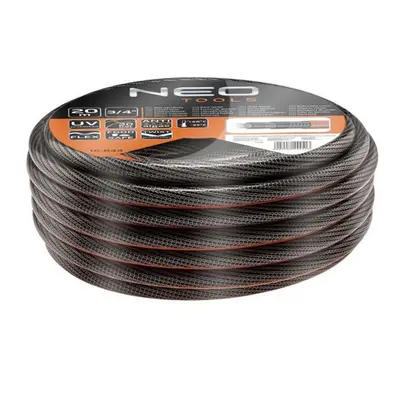 NEO TOOLS zahradní hadice NEO PRO - 6 vrstev, 20m, 3/4", 30bar, oranžovo-černá, 15-843