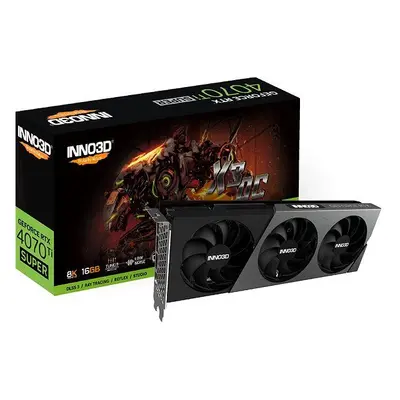 Grafická karta Inno3D GeForce RTX 4070 Ti SUPER X3 OC 16G