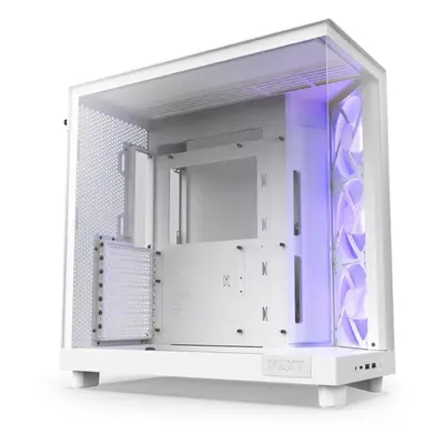 Počítačová skříň NZXT H6 Flow RGB White