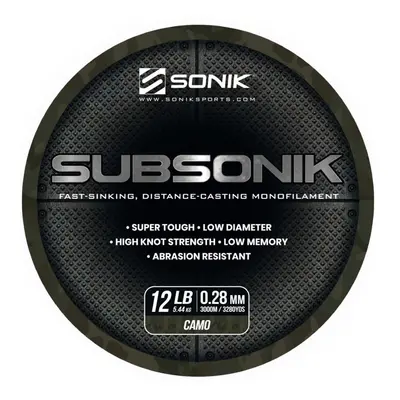 Sonik Vlasec Subsonik Camo 3000m 0,28mm 12lb