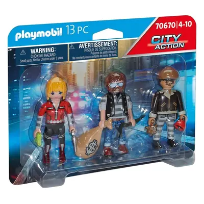 Figurky Playmobil 70670 Set figurek Lupiči