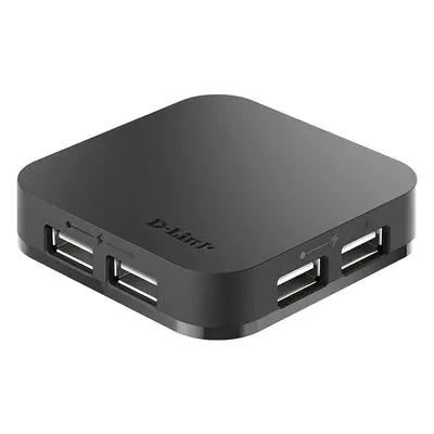 USB Hub D-Link DUB-H4, externí, 4 port, externí napájení, USB 2.0