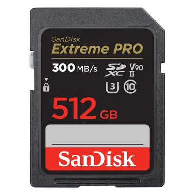 Paměťová karta SanDisk SDXC 512GB Extreme PRO UHS-II